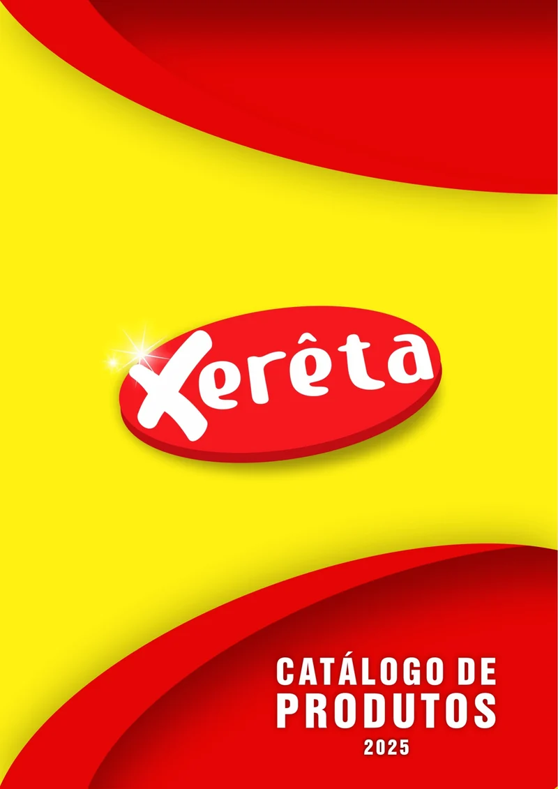 Capa do catálogo de produtos Xerêta 2025 da Flanelas & Cia